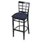 Holland Bar Stool Co 25" Counter Stool, Black Finish, Graph Anchor Seat 313025Blk014 - alternate 1